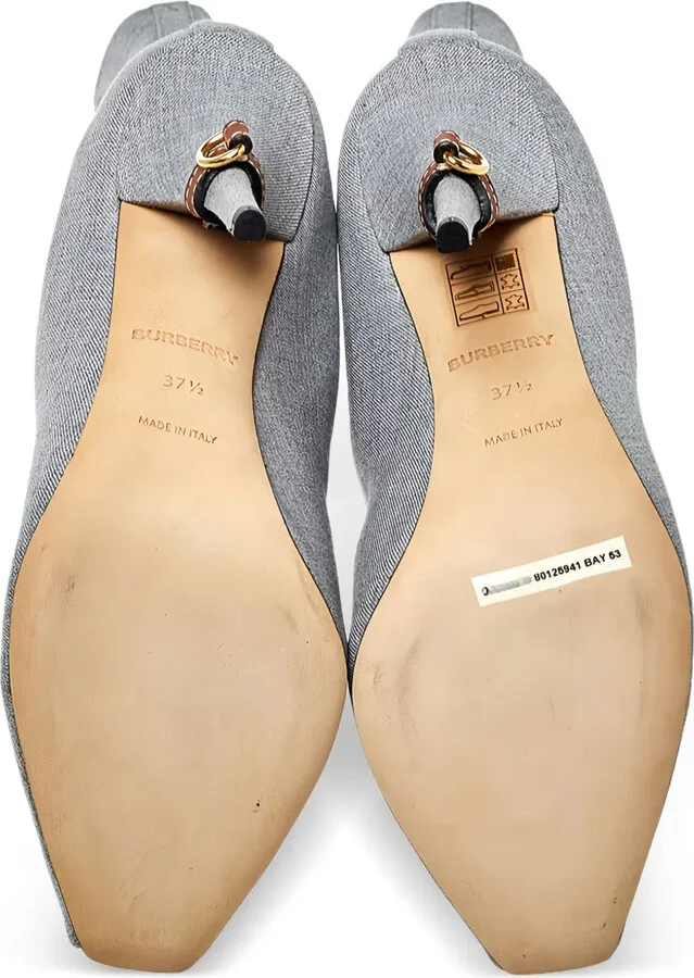 105mm Kenzie peep-toe boots - Image 4