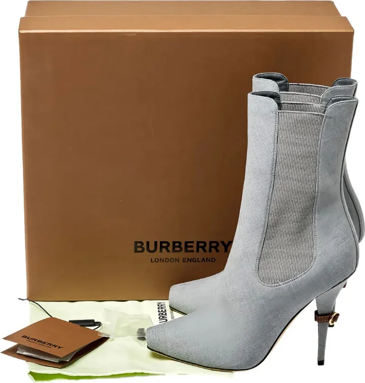 105mm Kenzie peep-toe boots - Image 5