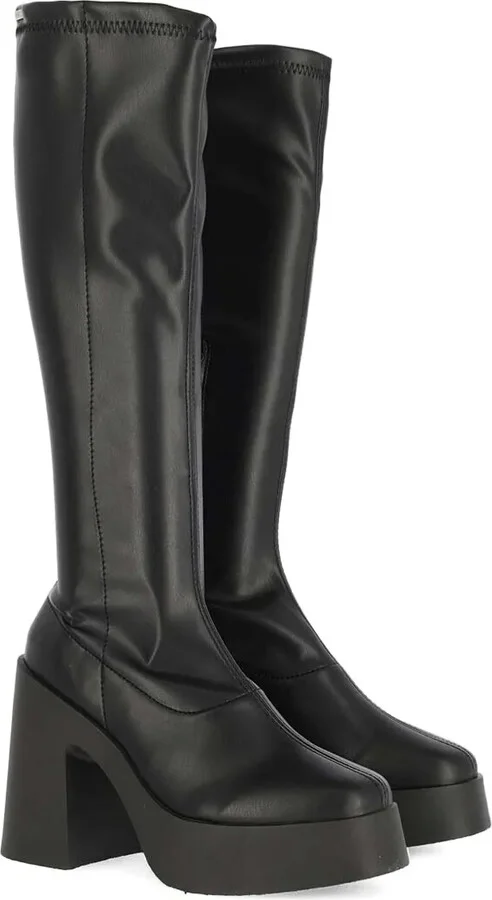 105mm Knee-High Block-Heel Boots - Image 3