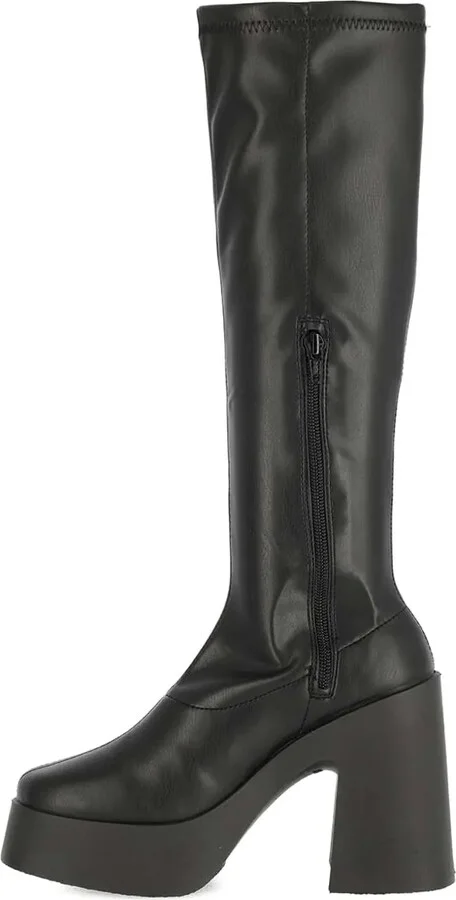 105mm Knee-High Block-Heel Boots