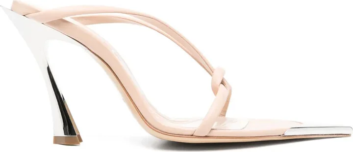 105mm Knotted Fang sandals
