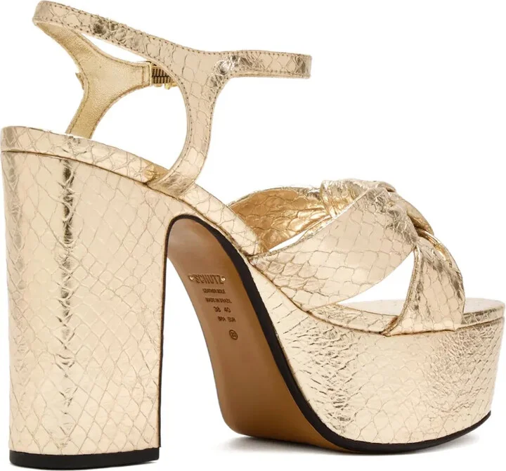 105mm Knotted Platform Sandals - Image 4