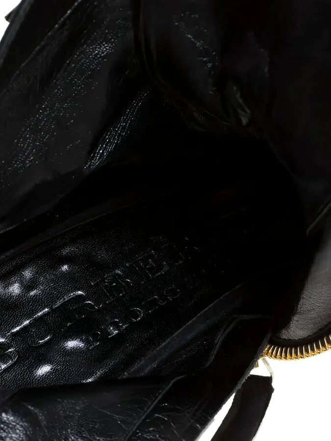 105mm Lace-Up Peep-Toe Ankle Boots - Image 4