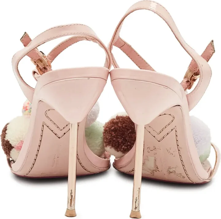 105mm Layla patent strappy sandals - Image 3
