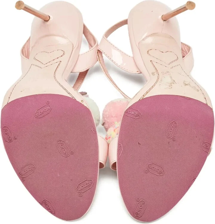 105mm Layla patent strappy sandals - Image 4