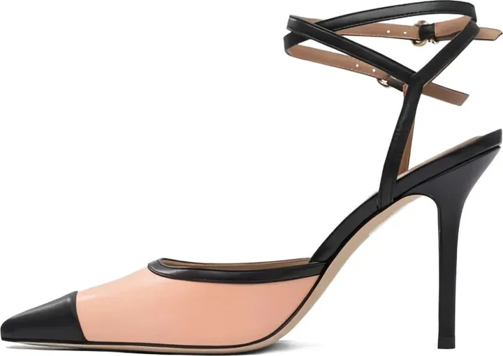105mm Leather Ankle-Strap Pumps - Image 2