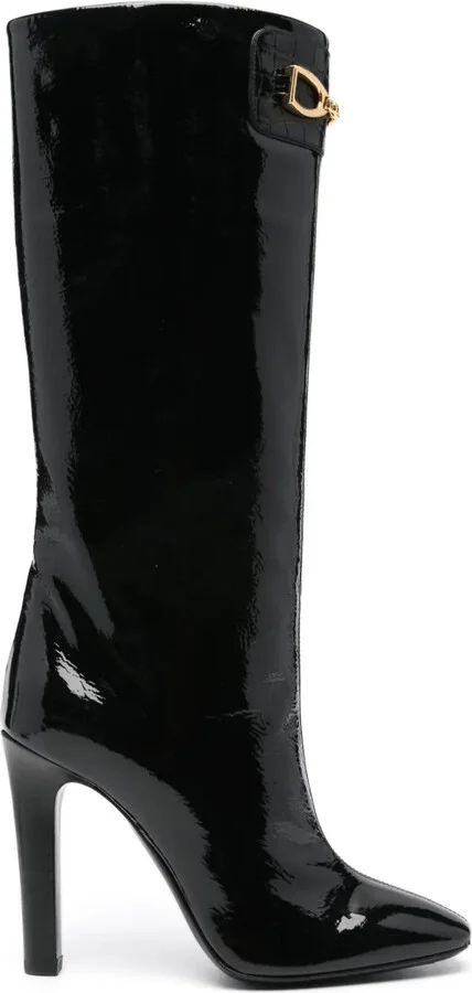 105mm Leather Boots