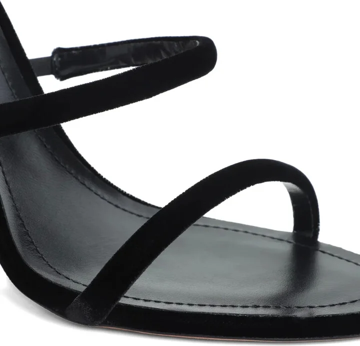 105mm Leather Heeled Sandals - Image 3