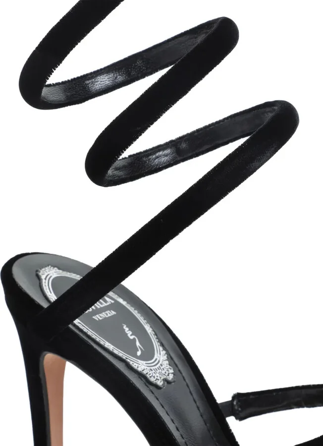 105mm Leather Heeled Sandals - Image 4