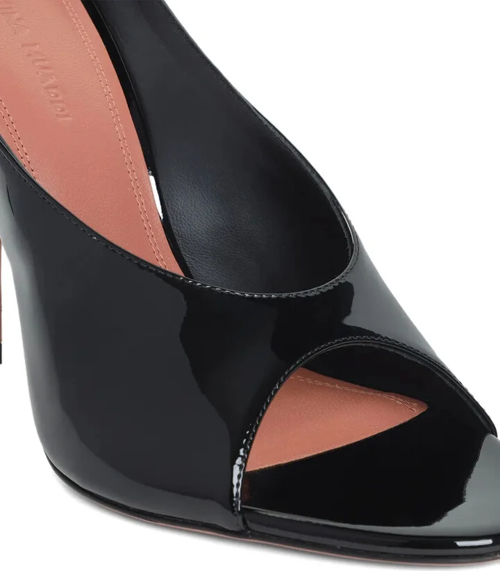 105mm Leather Heeled Sandals - Image 3