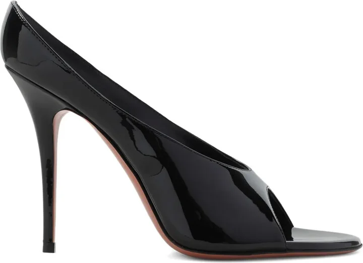 105mm Leather Heeled Sandals