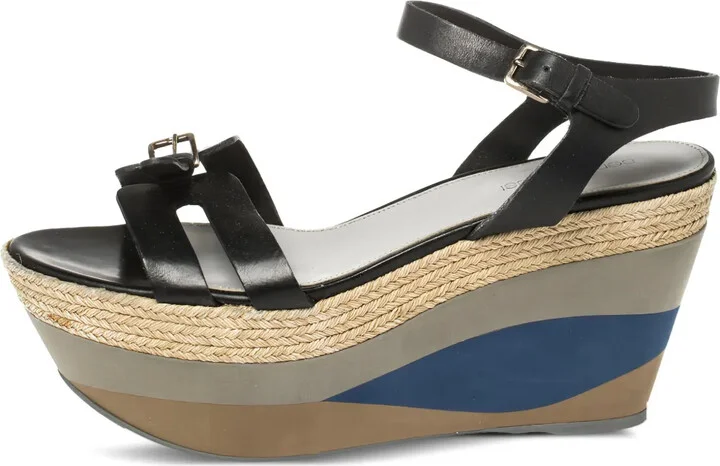 105mm Leather Heeled Sandals