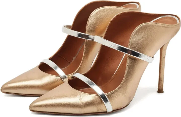 105mm Leather Mules - Image 2