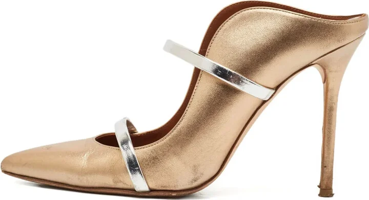 105mm Leather Mules