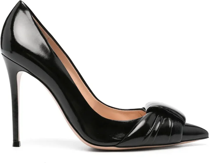105mm Leather Pumps