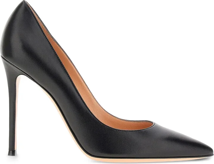 105mm Leather Pumps