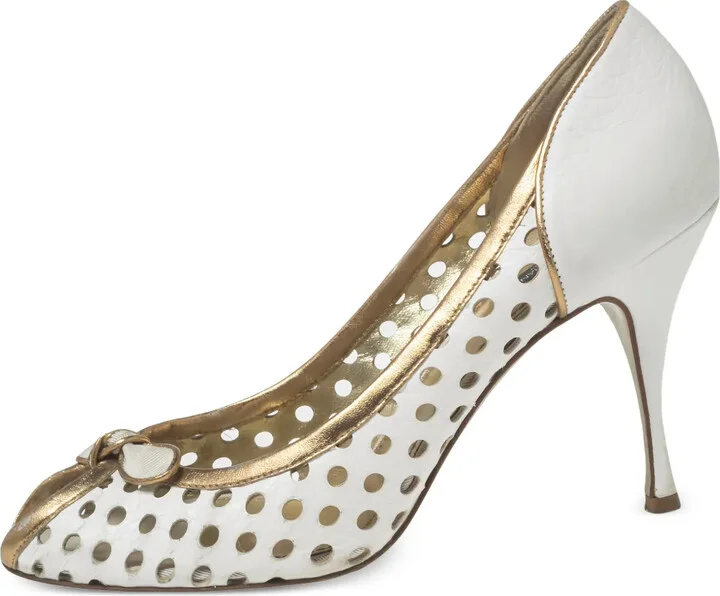 105mm Leather Pumps