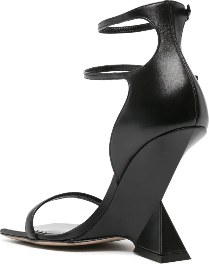 105mm Leather Sandals - Image 3