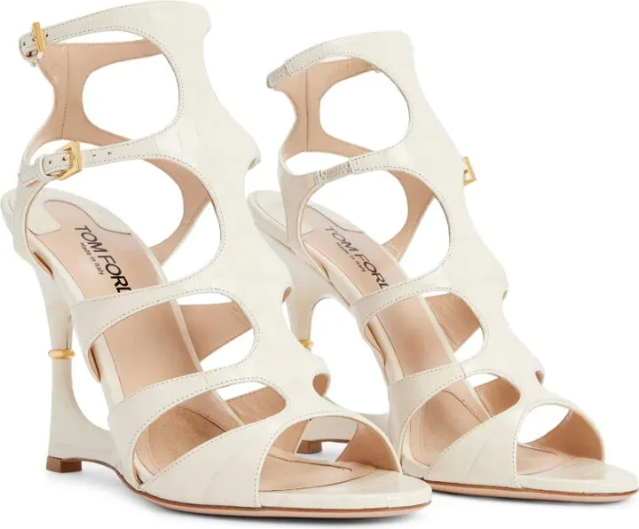 105mm Leather Sandals - Image 2