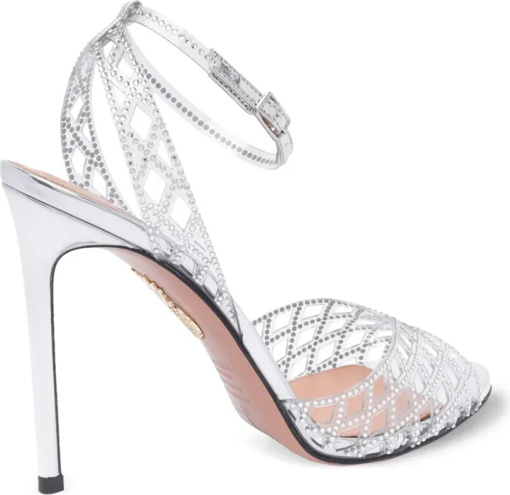 105mm Leather Sandals - Image 3
