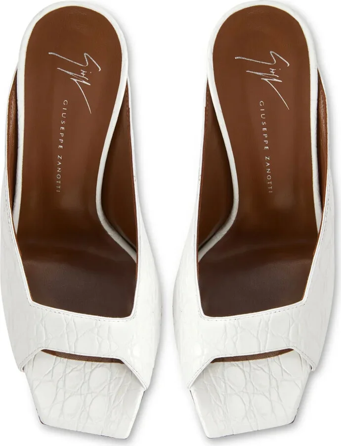 105mm Leather Sandals - Image 4