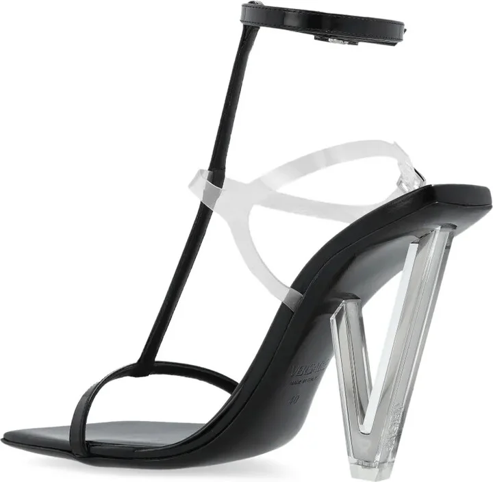 105mm Leather Sandals - Image 3