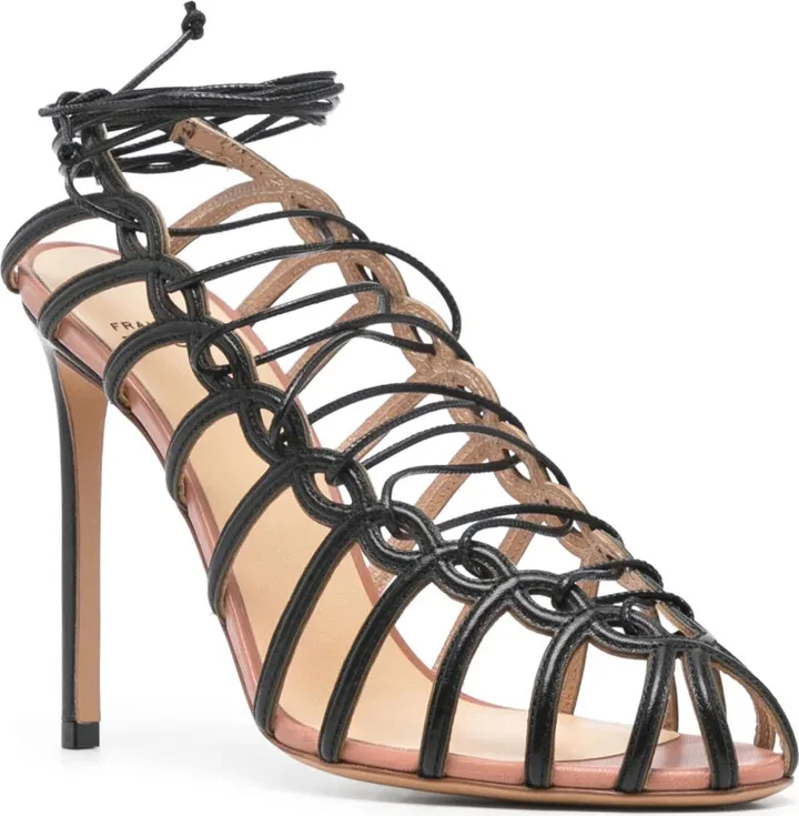 105mm Leather Sandals - Image 2