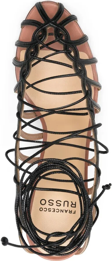 105mm Leather Sandals - Image 4