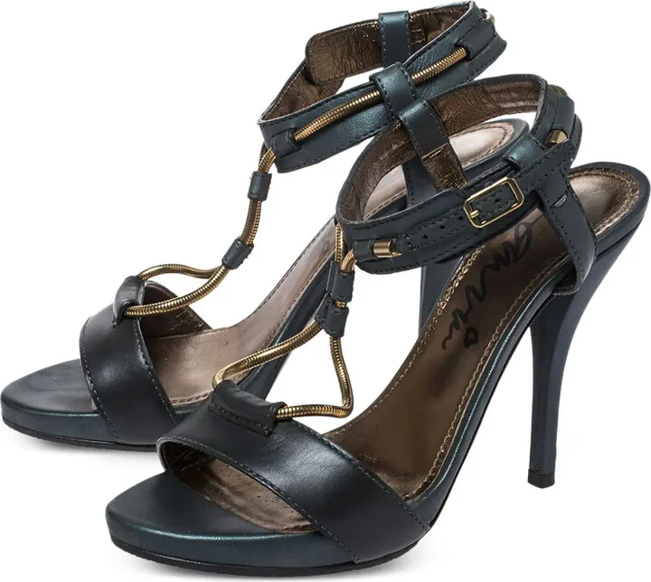 105mm Leather Sandals - Image 3