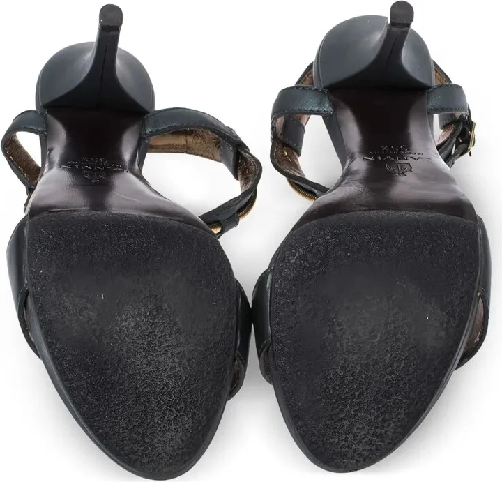 105mm Leather Sandals - Image 5