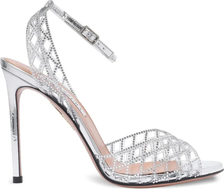 105mm Leather Sandals