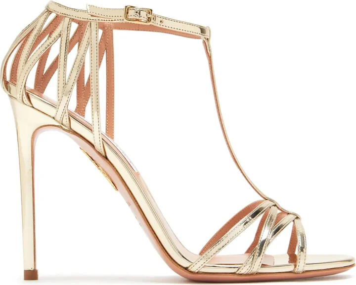 105mm Leather Sandals