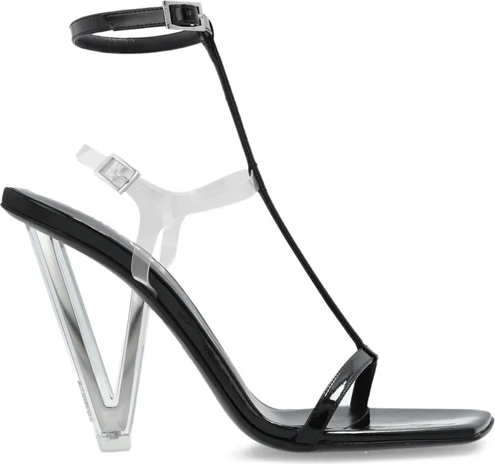 105mm Leather Sandals