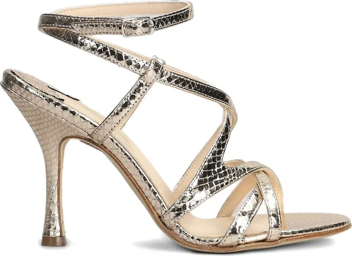 105mm Leather Sandals