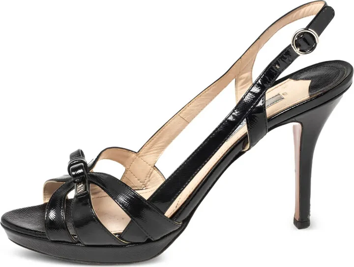 105mm Leather Sandals