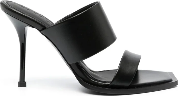 105mm Leather Sandals