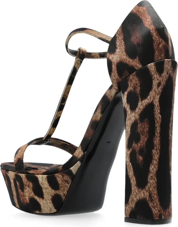 105mm Leopard-Print Sandals - Image 3