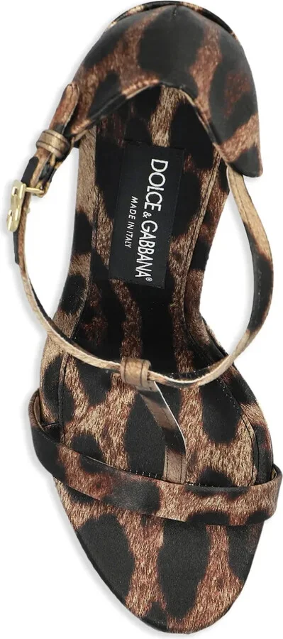 105mm Leopard-Print Sandals - Image 4