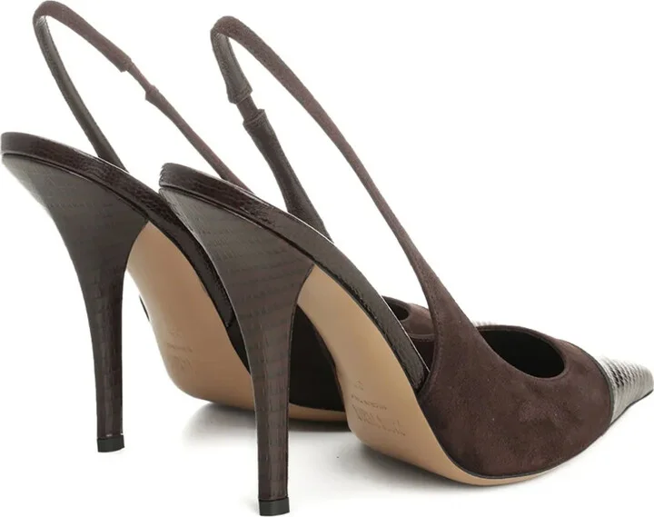 105mm Lidia slingback pumps - Image 4