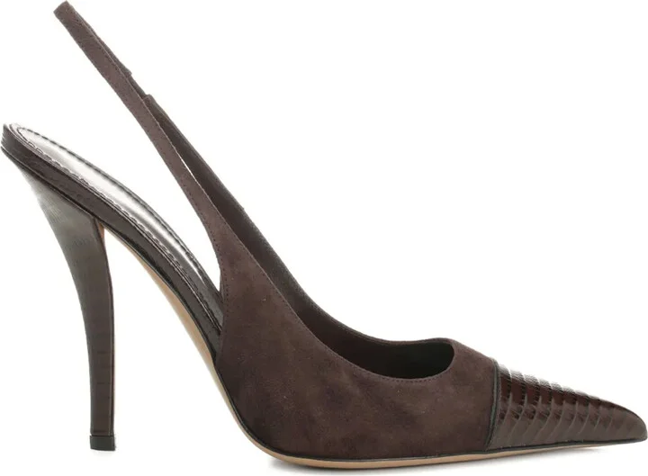 105mm Lidia slingback pumps