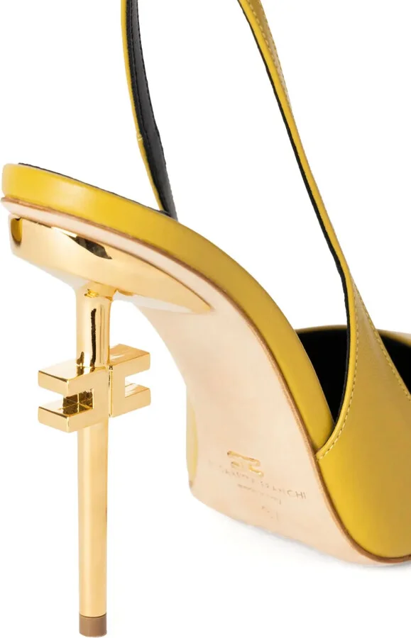 105mm Logo-Detail Slingback Pumps - Image 3