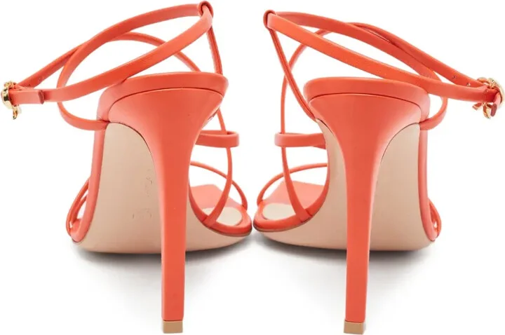 105mm Manilla leather strap sandals - Image 3
