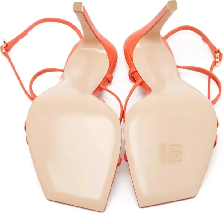 105mm Manilla leather strap sandals - Image 4