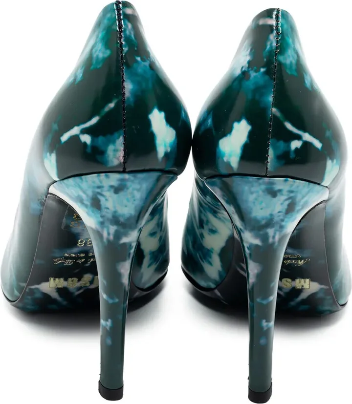 105mm Marble-Print Pumps - Image 4