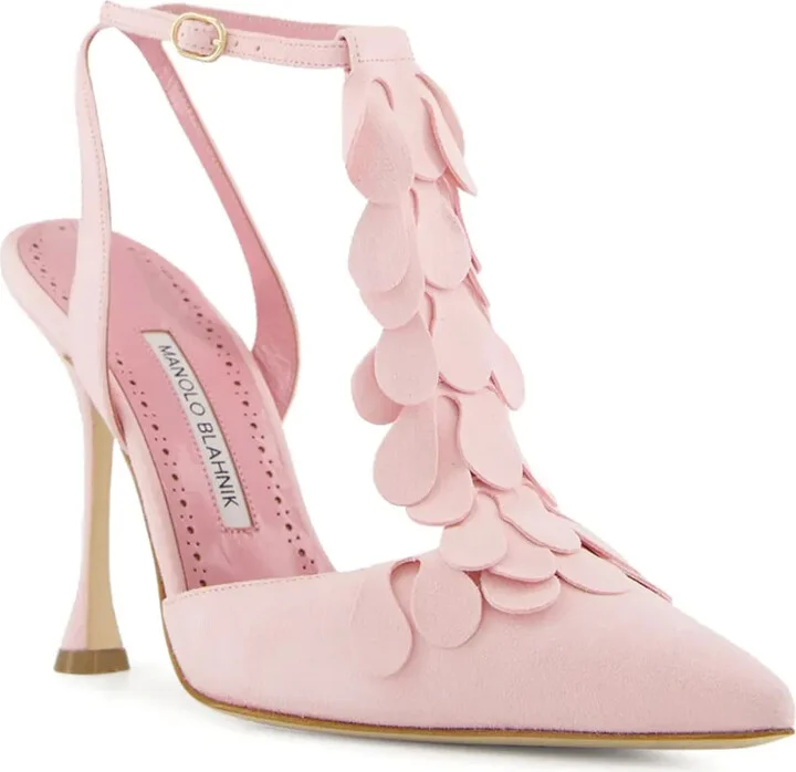 105mm Marwam petal-embellished pumps - Image 2