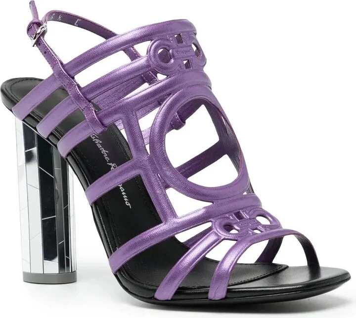 105mm Mirrored-Heel Sandals - Image 2