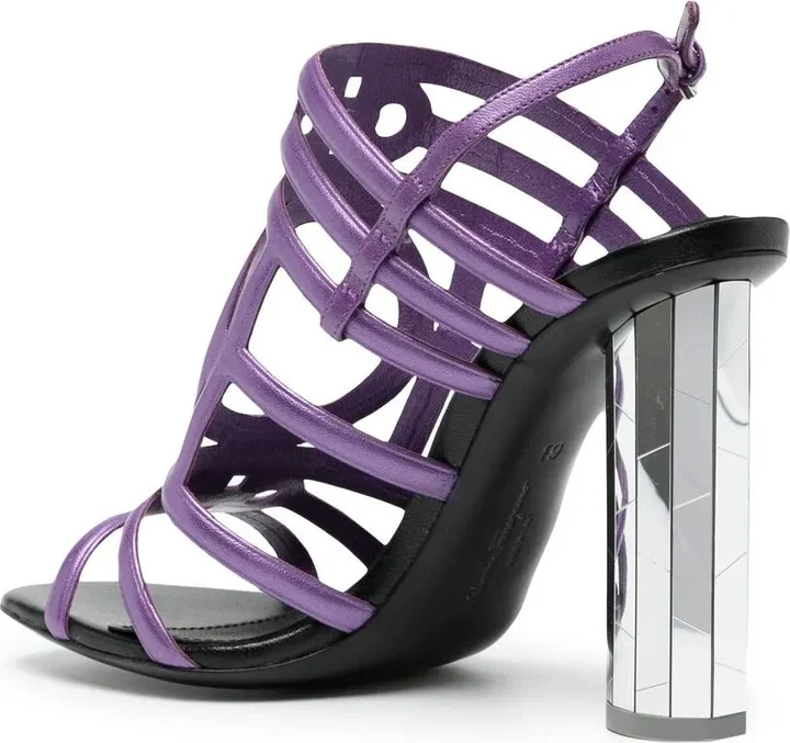 105mm Mirrored-Heel Sandals - Image 3