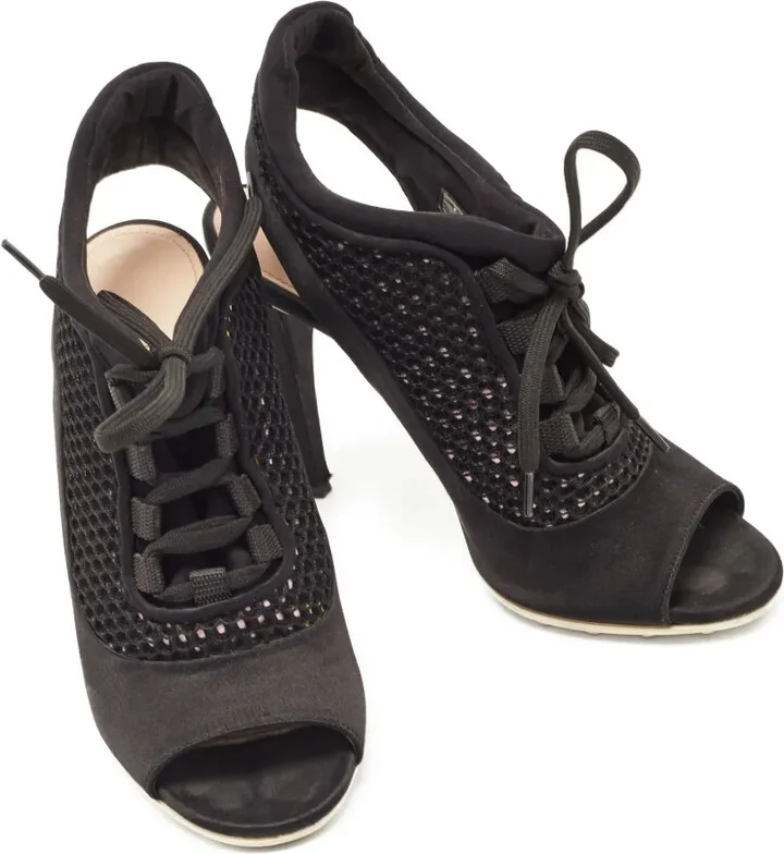 105mm Open-Toe Mesh Sandals - Image 2