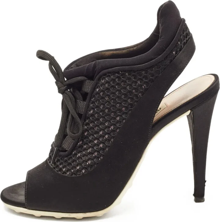 105mm Open-Toe Mesh Sandals