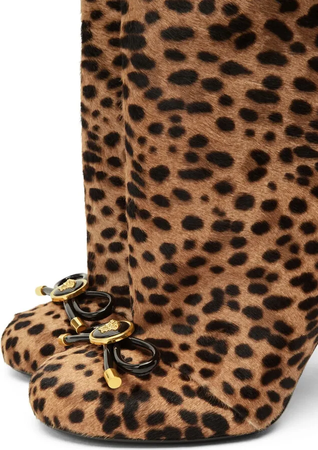 105mm Opera Bow knee-high boots - Image 3